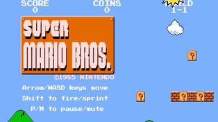 Versión web: crean el Mario Bros para jugar desde un navegador