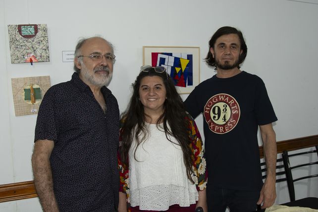 Armando Julio Castillo, Maricel Saum y Marcelo Propezzi