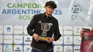 Agustín Asmu, campeón y esperanza olímpica.