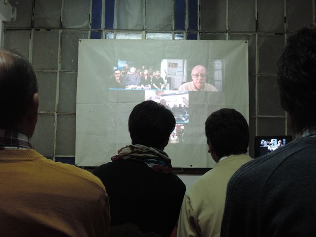 En Paraná siguiendo la teleconferencia. &nbsp;