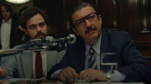 Peter Lanzani y Ricardo Darín, protagonistas de la película de Santiago Mitre 