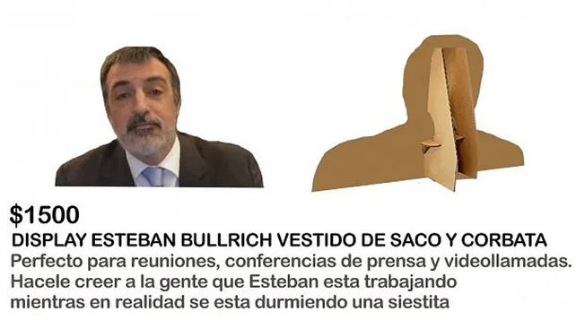 Esteban Bullrich trató de explicar su fondo de pantalla en zoom del debate por la Reforma Judicial