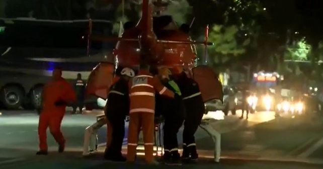 El joven de Armstrong fue trasladado en la noche del jueves al Heca en en un operativo sanitario en helicóptero.