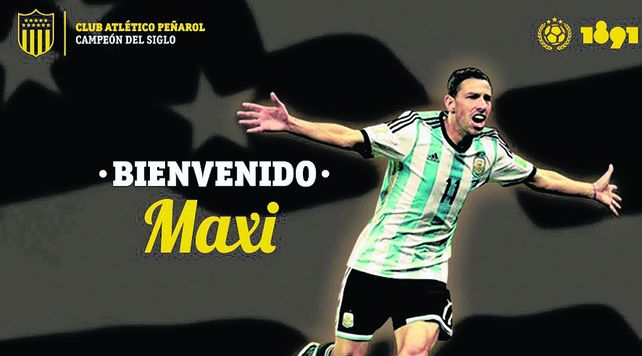 Peñarol confirmó la llegada de Maxi Rodríguez