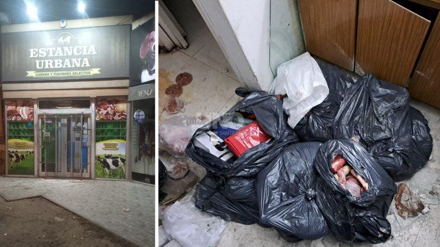 La carnicería ubicada en la zona de Colastiné en la Ruta 1