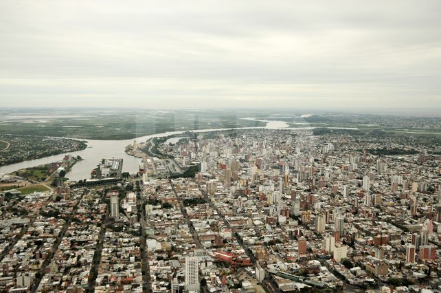 El Puerto desde la calle Belgrano.