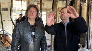 El presidente Javier Milei visitó este jueves el Kibutz Nir Oz, al sur de Israel, una de las poblaciones que sufrió el ataque del grupo terrorista Hamas del 7 de octubre de 2023.