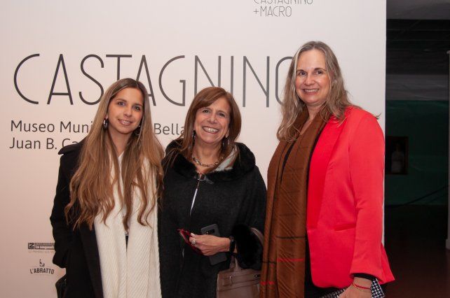 Franca Daulon, Laura Fornasiero y Andrea Alberá