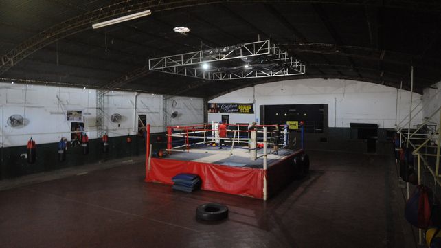 El ring del club.&nbsp;