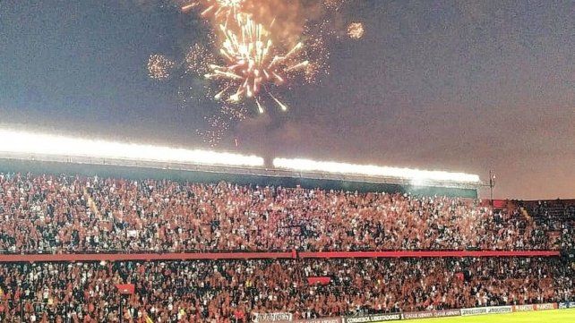 La arenga de Colón en la previa del duelo ante Talleres