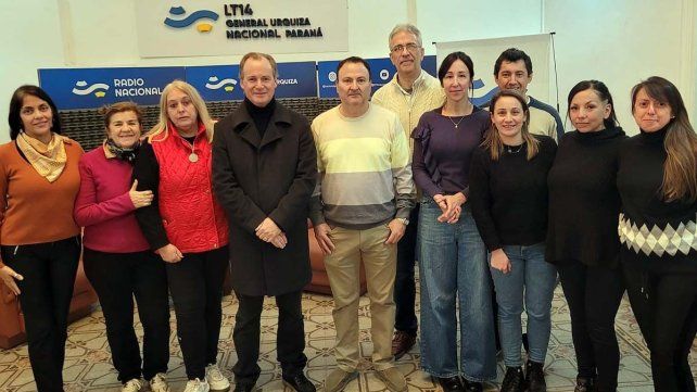 Gustavo Bordet respaldó a trabajadores de medios públicos