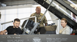 Zelensky y su anfitriona danesa, Mette Frederiksen, se subieron a uno de los F-16.