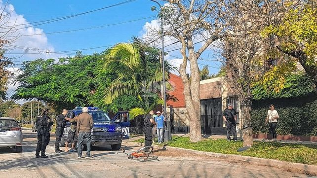 El lugar donde se produjo la detención del delincuente por los vecinos