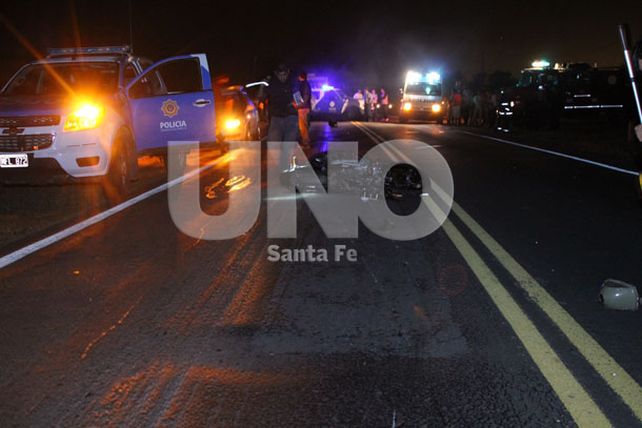Murió un motociclista en un choque en la ruta nacional N° 11 en Sauce Viejo