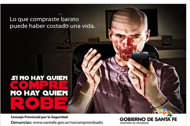 Se presentó una campaña de difusión contra la compra de artículos robados