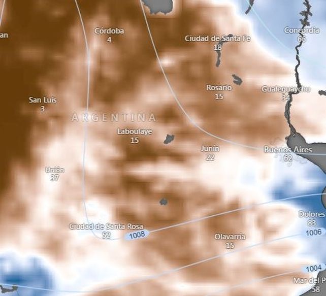 Junto con el frío, vuelven las heladas a los campos de la región