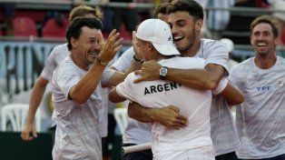Argentina disputará la fase de grupos de la Copa Davis tras obtener la clasificación en su paso por Rosario.