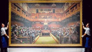 Cuadro de Bansky logra un nuevo récord: 12 millones de dólares