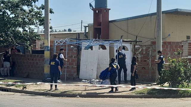La policía trabaja en Colastiné y calle 1379