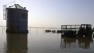 Sanford es la unica localidad santafesina afectada por las inundaciones
