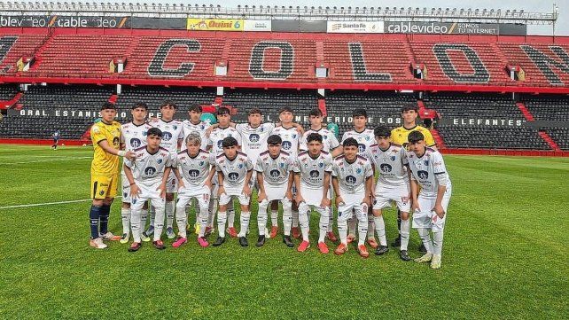 El combinado de la Liga Santafesina que jugó con el combinado nacional en Colón.