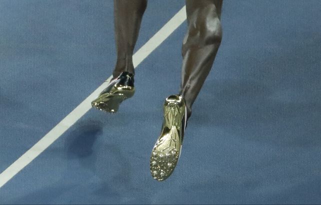 O Rei Usain Bolt, las fotos del jamaiquino que se quedó con el oro en los 100 metros llanos