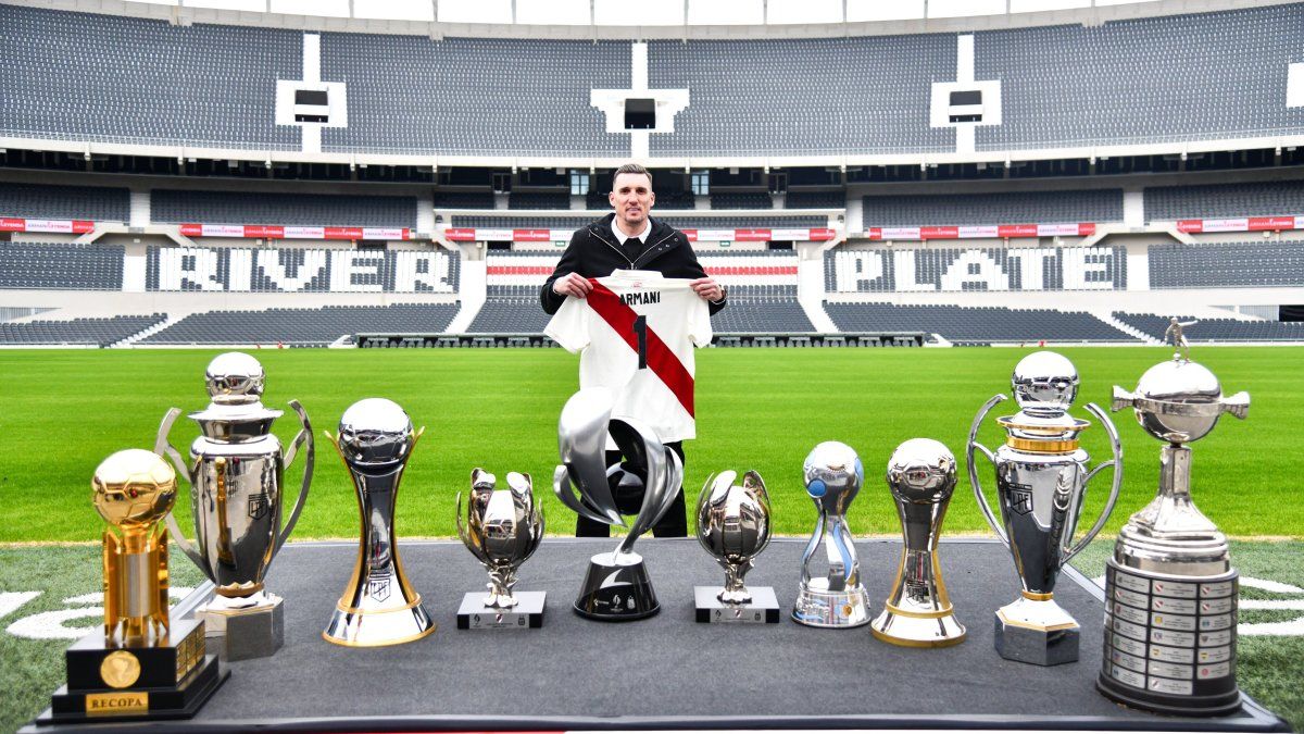 Franco Armani se despidió de River con un discurso emotivo