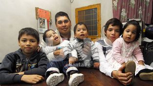 Diego Martínez, un multipapá que disfruta de sus cinco hijos