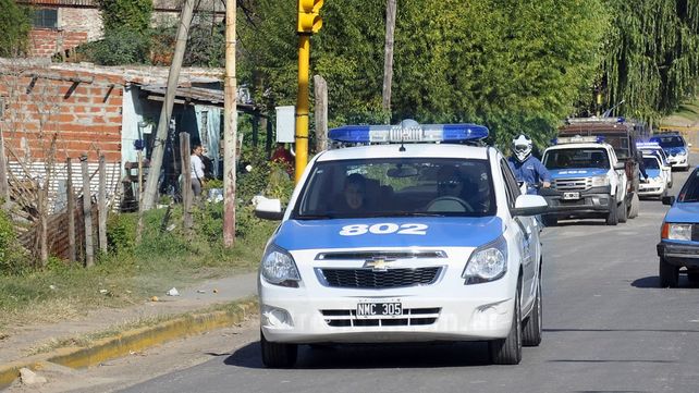 Presencia policial. Los vecinos se quejaron por los asaltos y robos en la 351.