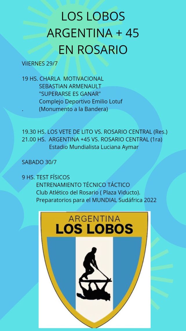 Los Lobos se preparan para el Mundial de Sudáfrica de Hockey para veteranos