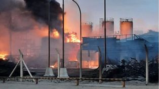 La refinería que explotó en Plaza Huincul