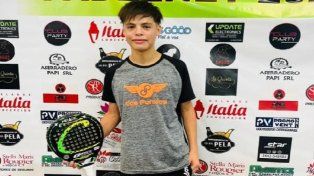 Pádel: Jeremías Rodríguez viaja a Valladolid para pulir su juego.