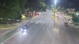 Accidente fatal en la costanera, imágenes de los momentos previos