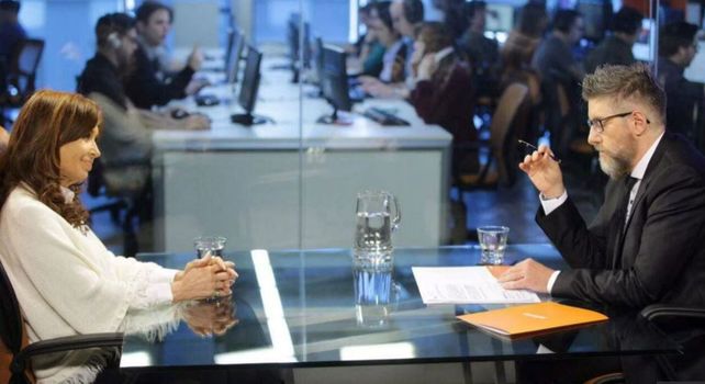 Sentí tensión entre los dos de principio a fin, contó Novaresio sobre la entrevista a Cristina