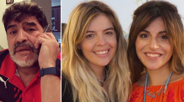 Maradona dejó una cláusula para que Dalma y Gianinna puedan utilizar su marca