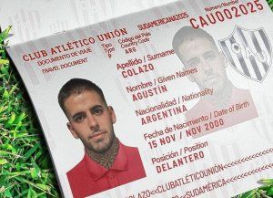 Unión presentó a Agustín Colazo, que debutó contra Boca