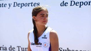La atleta santafesina Jazmín Merke tuvo una gran temporada en salto con garrocha.