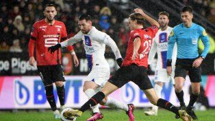 Messi fue titular en la derrota de PSG ante Rennes en la Liga de Francia