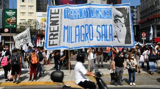 Acampe y vigilia en Buenos Aires en reclamo de la libertad de Milagro Sala