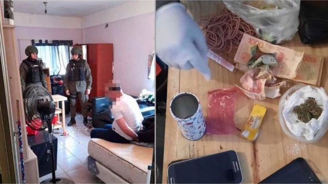 Un hombre fue detenido y en el domicilio allanado del Bajo Flores secuestraron elementos de interés para la causa.&nbsp; (Foto: Gendarmería) &nbsp;