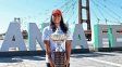 Mayte Puca, la campeona con la copa de la Maraton Santa Fe Coronda.