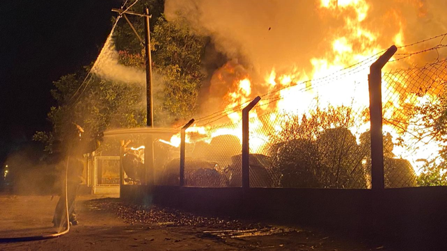 El incendio fue de grandes dimensiones