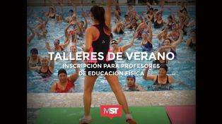 Talleres de Verano: se abre la inscripción para profesores de educación física