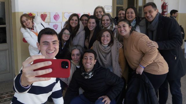 Celebraciones y selfies. El colegio Sagrado Corazón cumple 125 años.