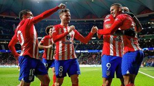Atlético Madrid finalizó primero en el Grupo E de la Champions League.