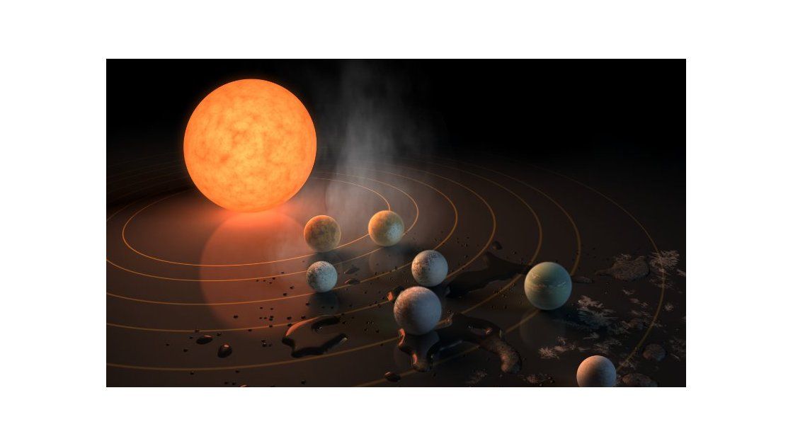 La Nasa descubrió un sistema solar con siete planetas como la Tierra