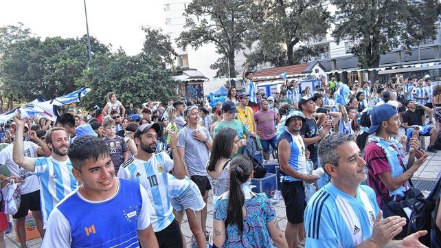Así se vivió el partido y el triunfo de la Selección en la ciudad