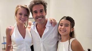 Nicolás Cabré se casó con Rocío Pardo en Villa Carlos Paz. Su hija Rufina fue protagonista