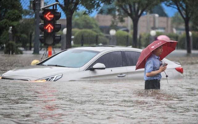 Impactantes imágenes de las inundaciones en China