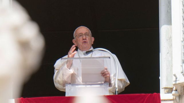 Francisco habló a los fieles en la plaza San Pedro.